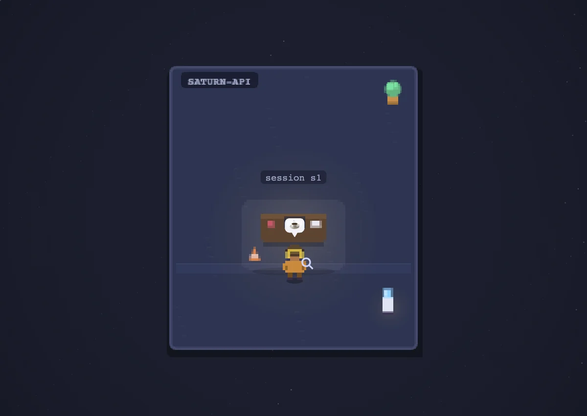 A frame captured from the actual Agentopolis demo renderer.